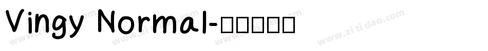 Vingy Normal字体转换